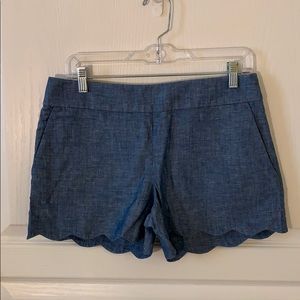 NEW LOFT scallop shorts